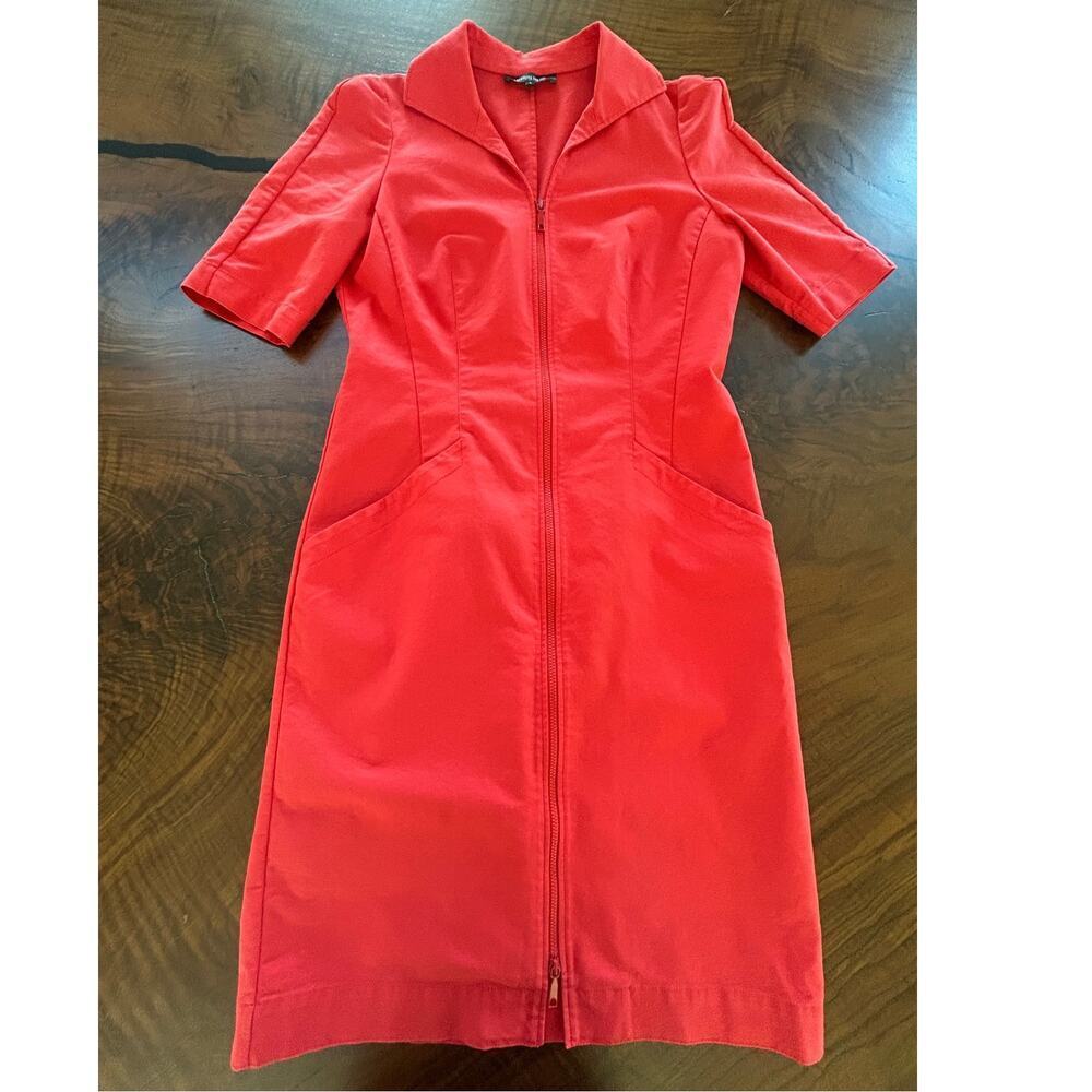 Lafayette 148 New York Larisa Zip-Front Quiet Luxury Dress 2 (Fits 4 / S)